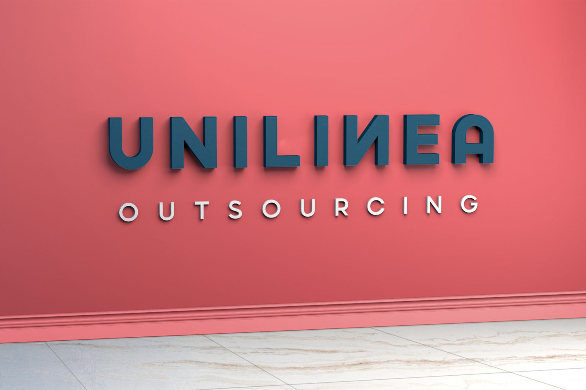 Unilinea wall sign
