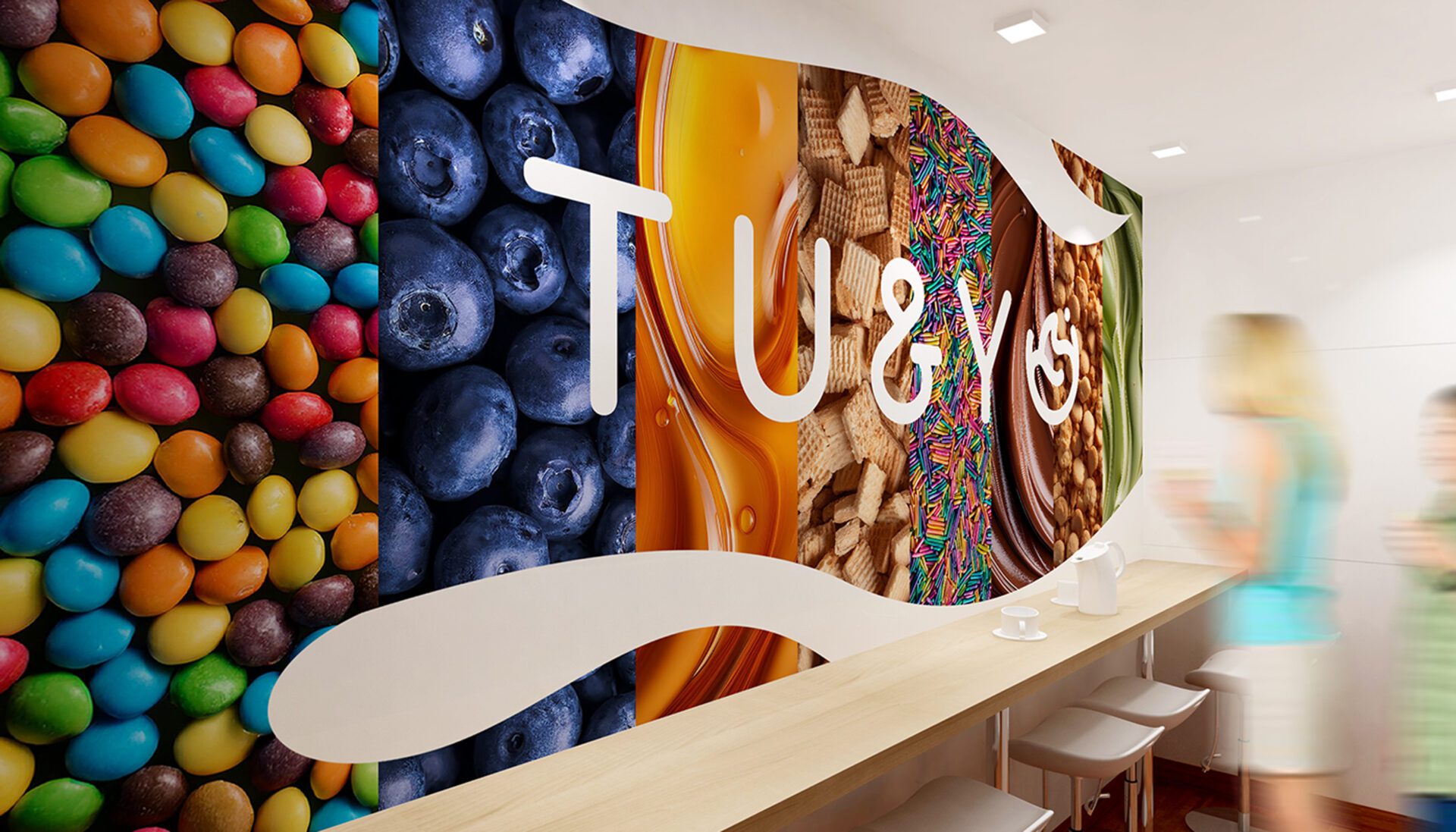 TU&YO Yogurt Shop Branding